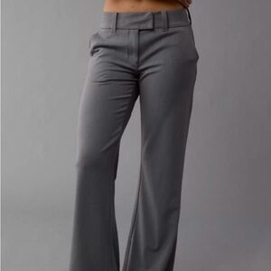 American Eagle Outfitters Gray Flare Pants